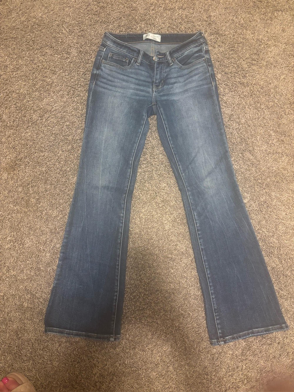BKE Women's Dark Indigo Flare Jeans